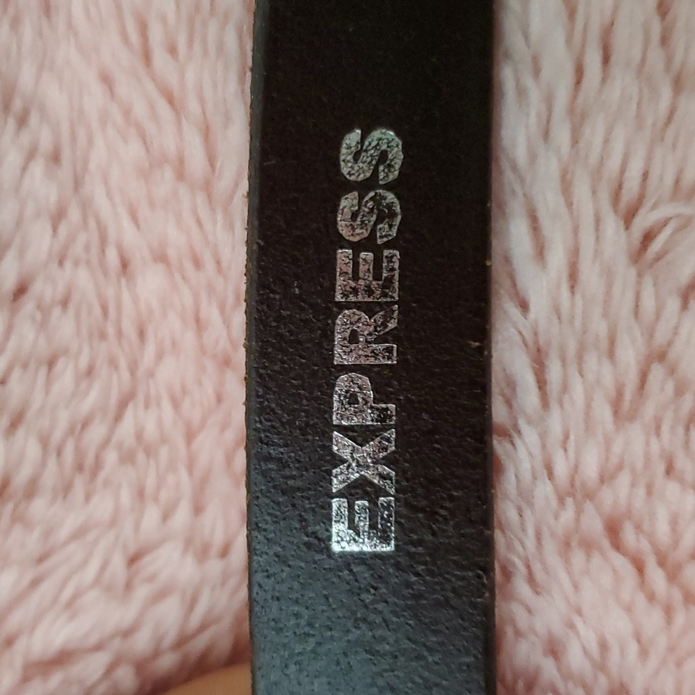 Express genuine leather belt buckle M
